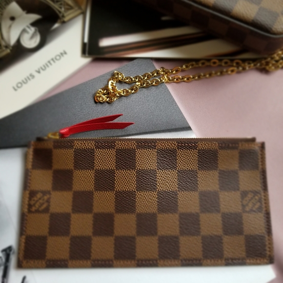 LOUIS VUITTON  Felicie Damier ebene - Picture 14 of 16